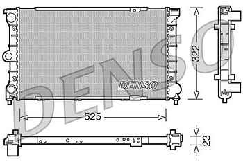 Радиатор охлаждения DENSO DRM32031