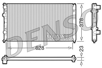 Радиатор охлаждения DENSO DRM32035