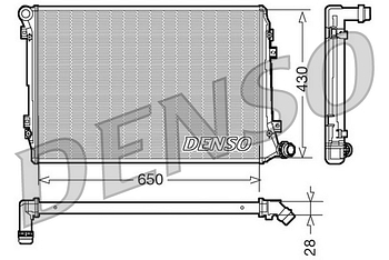 Радиатор охлаждения DENSO DRM32037