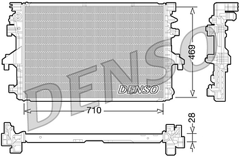 Радиатор охлаждения DENSO DRM32038