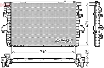 Радиатор охлаждения DENSO DRM32039