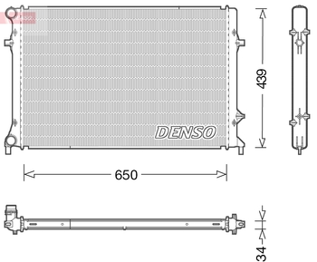 Радиатор охлаждения DENSO DRM32042