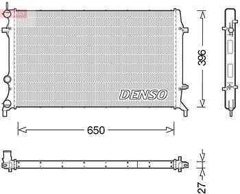 Радиатор охлаждения DENSO DRM32043
