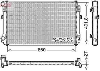 Радиатор охлаждения DENSO DRM32048