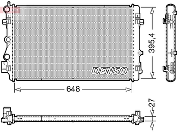 Радиатор охлаждения DENSO DRM32051