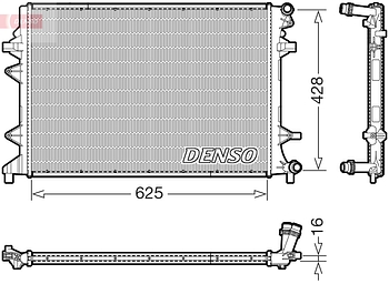 Радиатор охлаждения DENSO DRM32054