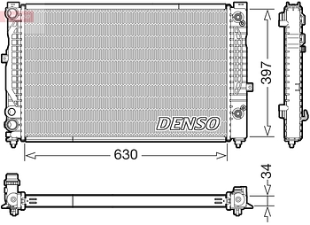 Радиатор охлаждения DENSO DRM32056