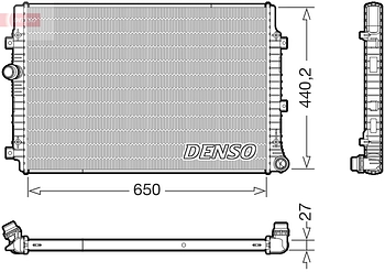 Радиатор охлаждения DENSO DRM32059
