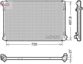 Радиатор охлаждения DENSO DRM32063