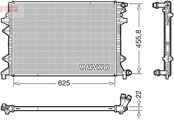 Радиатор охлаждения DENSO DRM32066