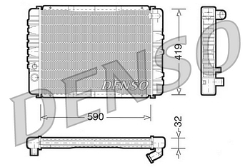 Радиатор охлаждения DENSO DRM33001
