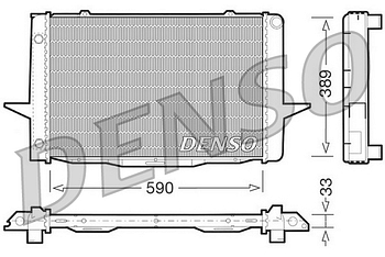 Радиатор охлаждения DENSO DRM33041