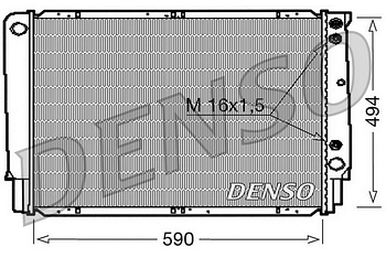 Радиатор охлаждения DENSO DRM33053