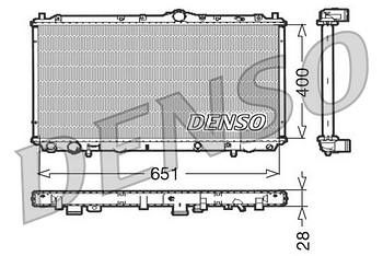 Радиатор охлаждения DENSO DRM33060