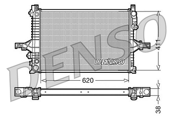 Радиатор охлаждения DENSO DRM33066