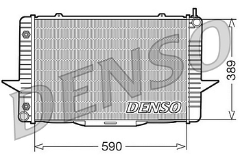 Радиатор охлаждения DENSO DRM33067
