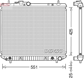 Радиатор охлаждения DENSO DRM35005