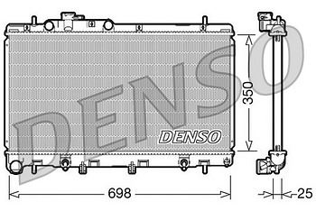 Радиатор охлаждения DENSO DRM36011