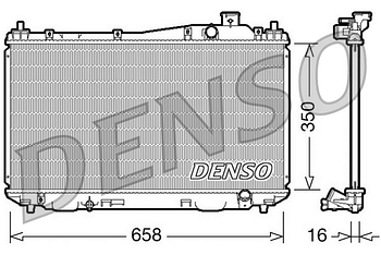 Радиатор охлаждения DENSO DRM40009