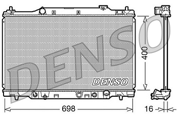 Радиатор охлаждения DENSO DRM40016