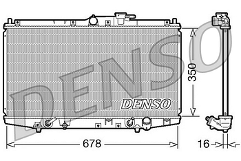Радиатор охлаждения DENSO DRM40020