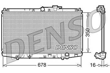 Радиатор охлаждения DENSO DRM40021