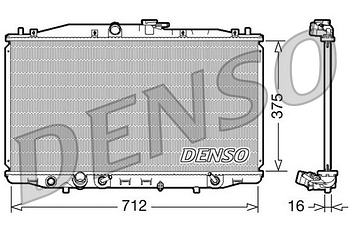 Радиатор охлаждения DENSO DRM40022