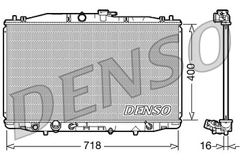 Радиатор охлаждения DENSO DRM40023