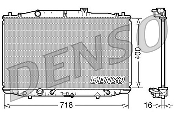 Радиатор охлаждения DENSO DRM40024