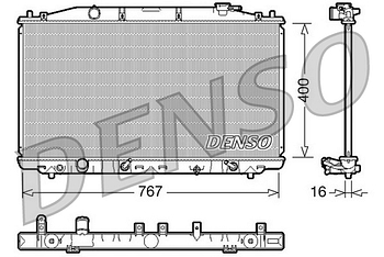 Радиатор охлаждения DENSO DRM40025