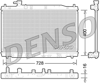 Радиатор охлаждения DENSO DRM40030