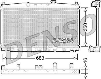 Радиатор охлаждения DENSO DRM40032
