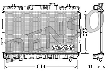 Радиатор охлаждения DENSO DRM41001