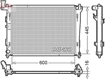 Радиатор охлаждения DENSO DRM41004