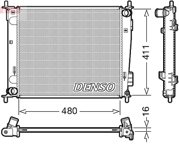 Радиатор охлаждения DENSO DRM43003