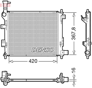 Радиатор охлаждения DENSO DRM43005