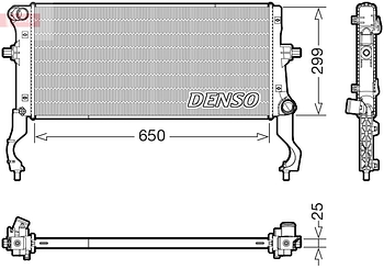 Радиатор охлаждения DENSO DRM43019
