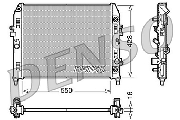 Радиатор охлаждения DENSO DRM44009