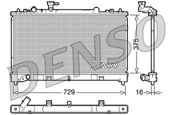 Радиатор охлаждения DENSO DRM44023
