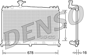 Радиатор охлаждения DENSO DRM44027