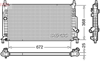 Радиатор охлаждения DENSO DRM44034