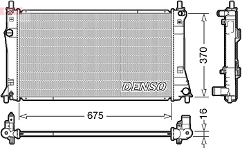 Радиатор охлаждения DENSO DRM44035
