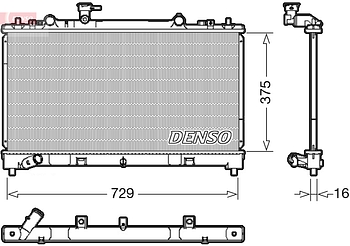 Радиатор охлаждения DENSO DRM44038