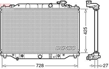 Радиатор охлаждения DENSO DRM44041