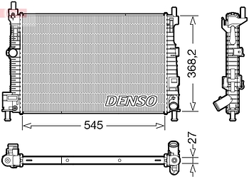 Радиатор охлаждения DENSO DRM44045