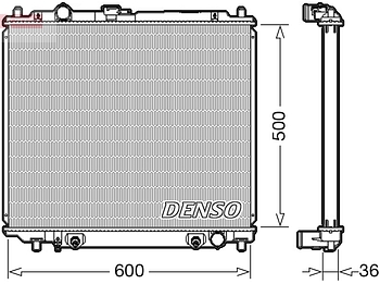 Радиатор охлаждения DENSO DRM45003