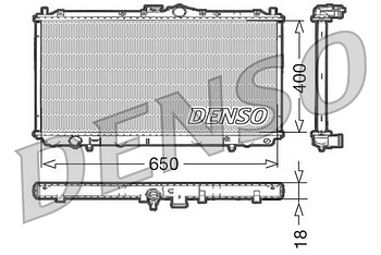 Радиатор охлаждения DENSO DRM45010
