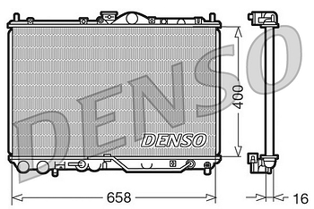 Радиатор охлаждения DENSO DRM45011