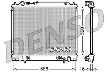 Радиатор охлаждения DENSO DRM45013