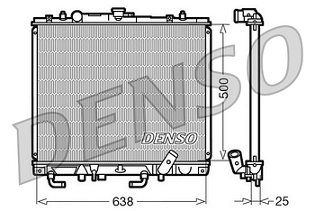 Радиатор охлаждения DENSO DRM45016